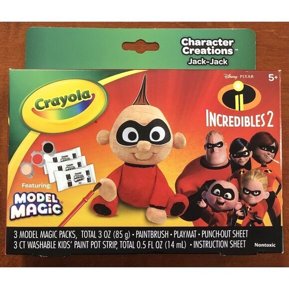 CRAYOLA Disney Pixar Model Magic INCREDIBLES 2 Character Creations JACK-JACK NEW - Picture 1 of 2